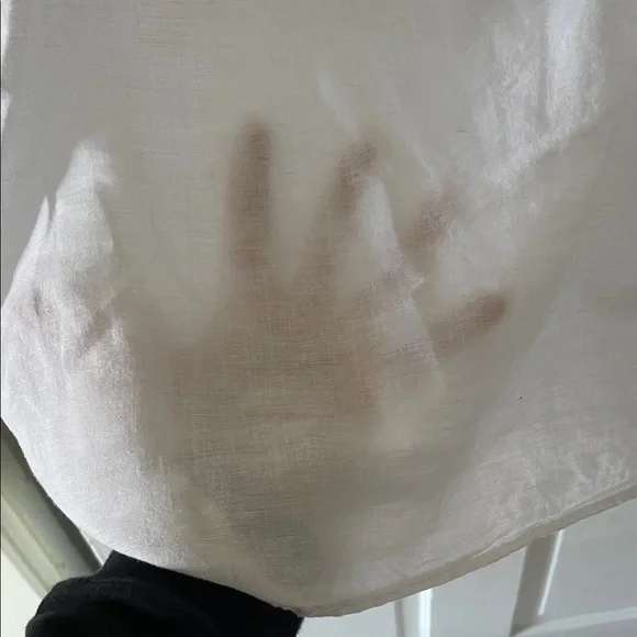 J. Crew White Ruffle Trim Blouse - Picture 5 of 5